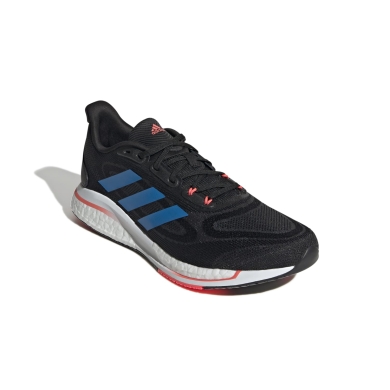 adidas Running Shoes Supernova+ (Cushioning) Black/Blue/Red Men